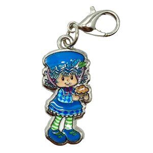 Vintage Strawberry Shortcake Blueberry Muffin Clip On Charm Zipper Pull Bag